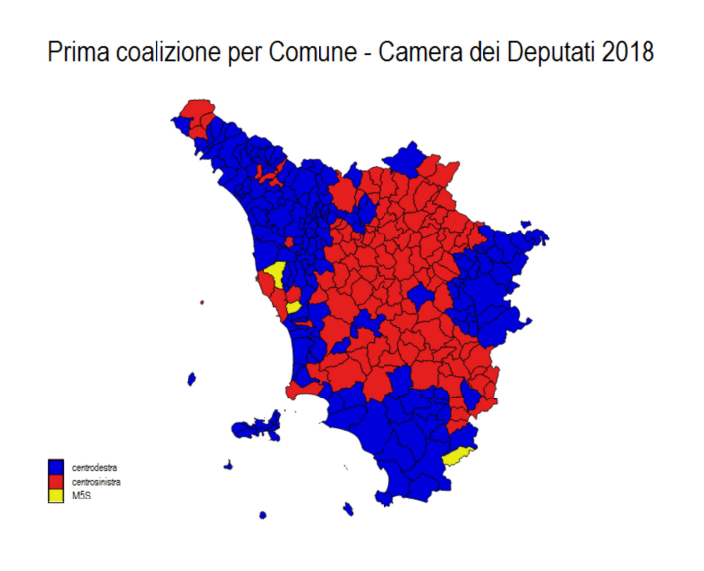Toscana2020, il CentroDestra unito può farcela. I dati dal 2008 al 2018.